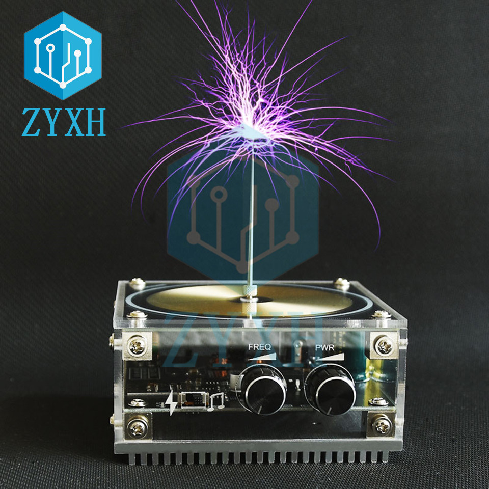 BHS Mini Bluetooth-compatible Music Tesla Coil High Power Voltage Pulse Electric Arc Generator Handh