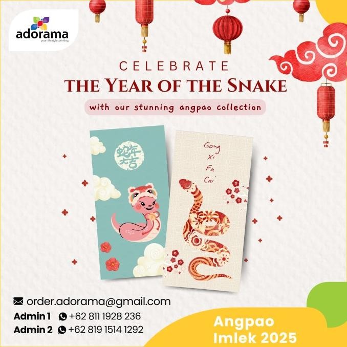 

Sale Angpao Imlek 2025-Ready Stock ( Isi 8 Pcs)