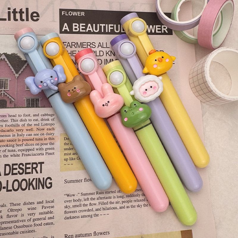 

Soft Tip Stress Relief Animal Rolling Fluorescent Marker Pen/Hand Account Pen
