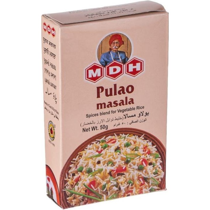 

Produk Terbaik] PULAO MASALA POWDER MDH 50G / Bumbu Instant Nasi Pulao