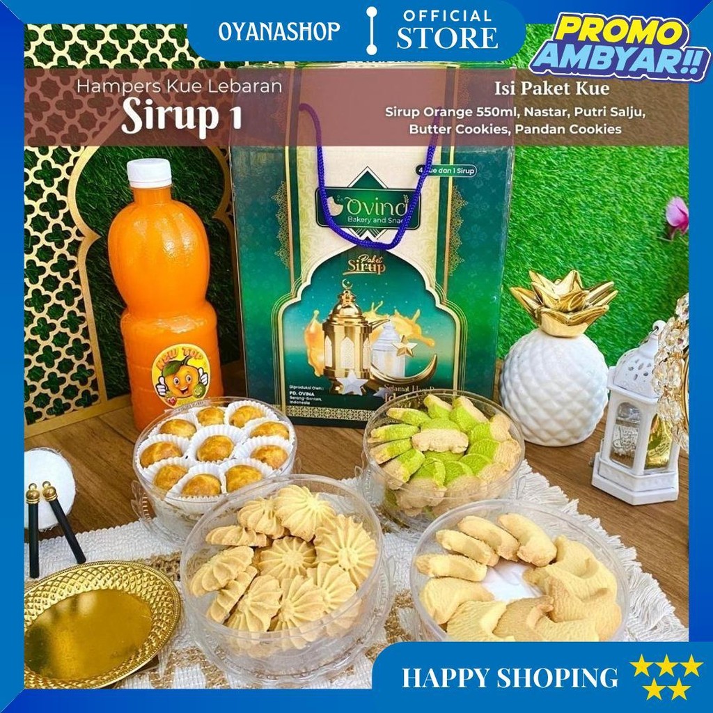 

Paket Kue Kering Intan Sari Paket Sirup Satu Isi Kue Kering 4 Toples Produksi 2025 D Best Seller