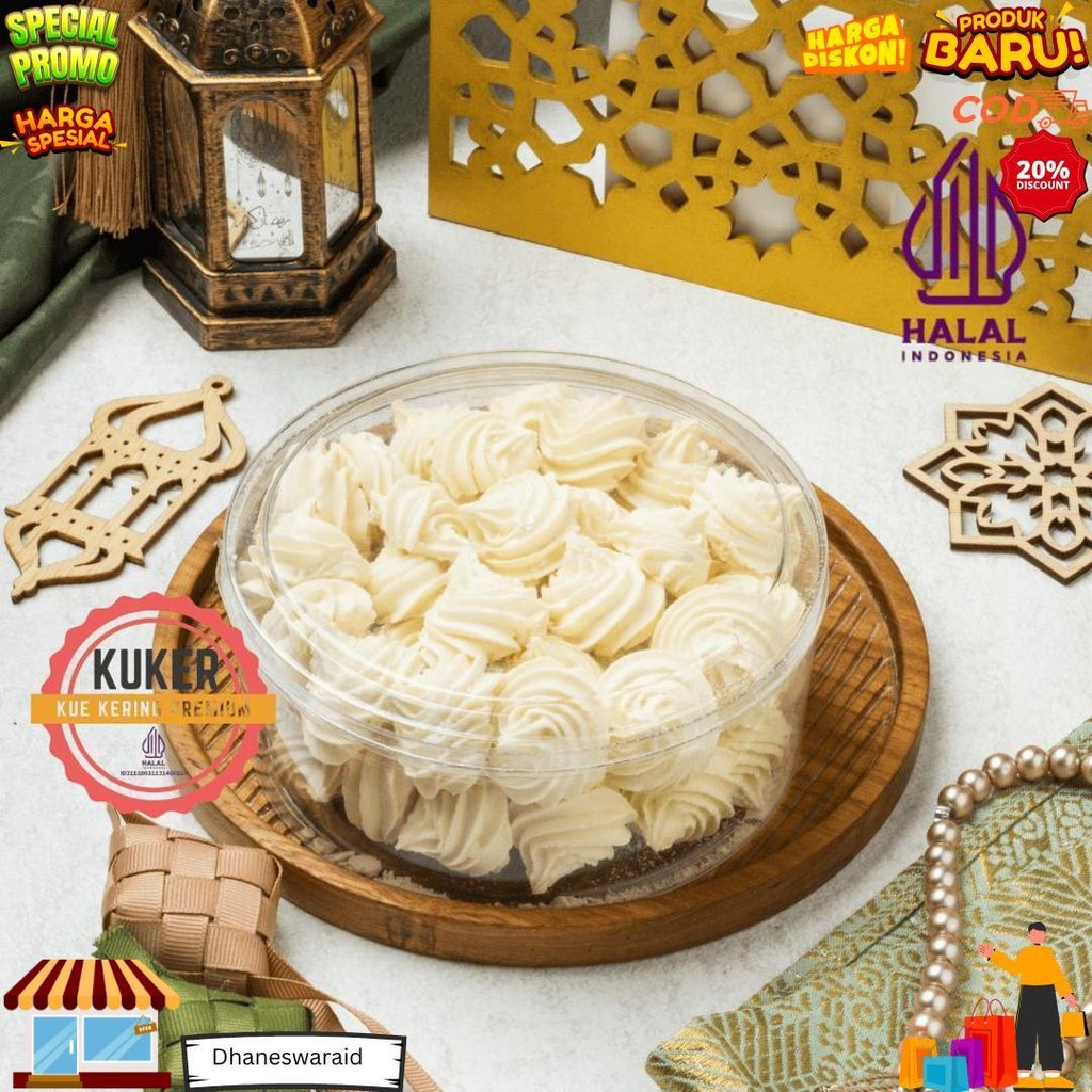 

100Rb 3 Toples 500Gr/Kue Nastar 500Gr Lembut Isian Renyah/Kue Lebaran/ Hampers Lebaran/Hampers Natal D Promo 10.10