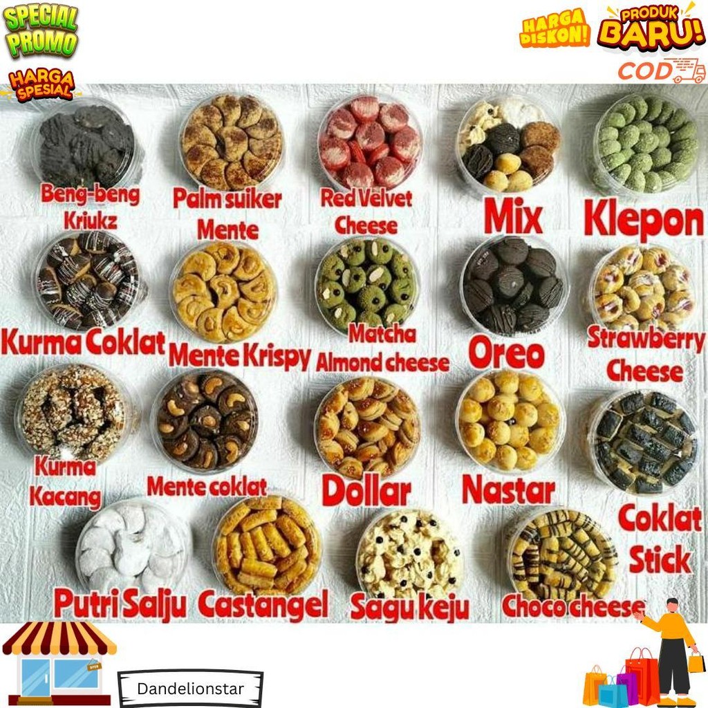

Kue Kering Premium 250 Gram Dan 350 Gram D Promo 10.10