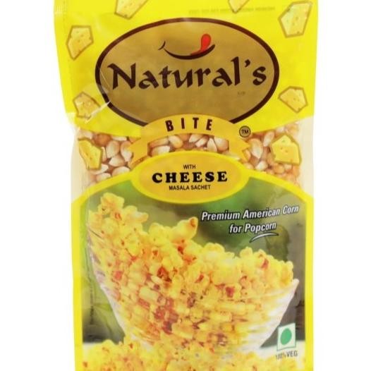 

%$%$%$%$] POPCORN With CHEESE Masala Sachet NATURAL'S BITE 250G