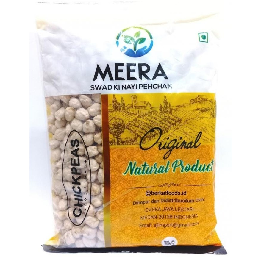 

^%^%^%^%] CHICK PEAS/CHOLE 500g MEERA / Kacang Arab / kacang garbanzo