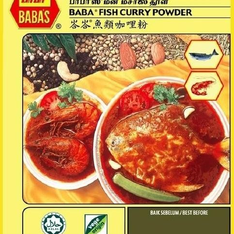 

/////] FISH CURRY POWDER BABA'S 250G / BUMBU KARI IKAN
