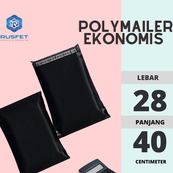 

Sale Amplop Plastik Packing Polymailer Polimailer Hitam Ekonomis 28X40