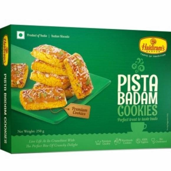 

\\\\\] Pista Badam Cookies / Biskuit Haldirams 250 g