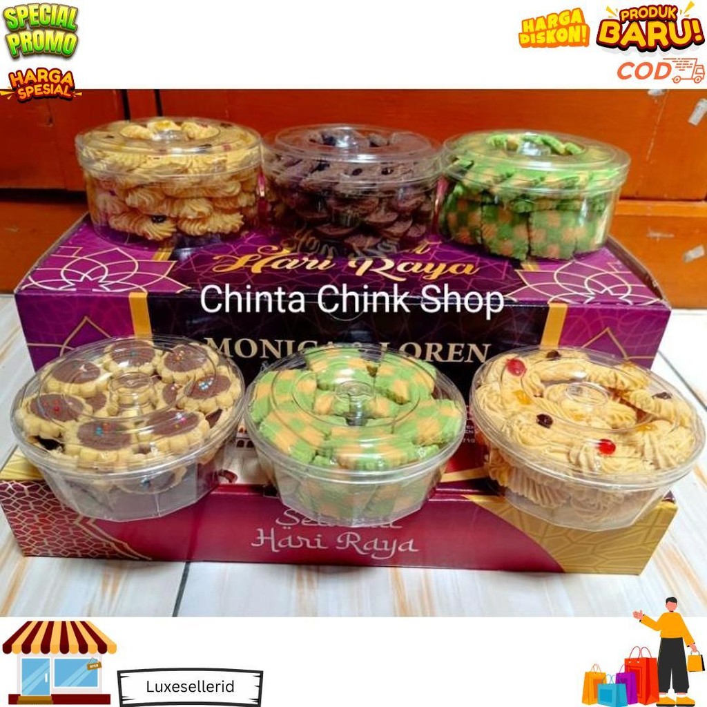 

Kue Kering Lebaran Monica Loren Paket Isi 6 D Best Seller