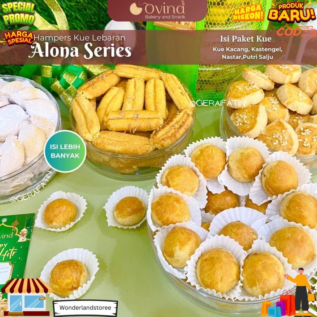 

Kue Kering Lebaran Intan Sari Paket Alona Series / Hampers Lebaran Dibuat Tahun 2025 D Gratis Ongkir