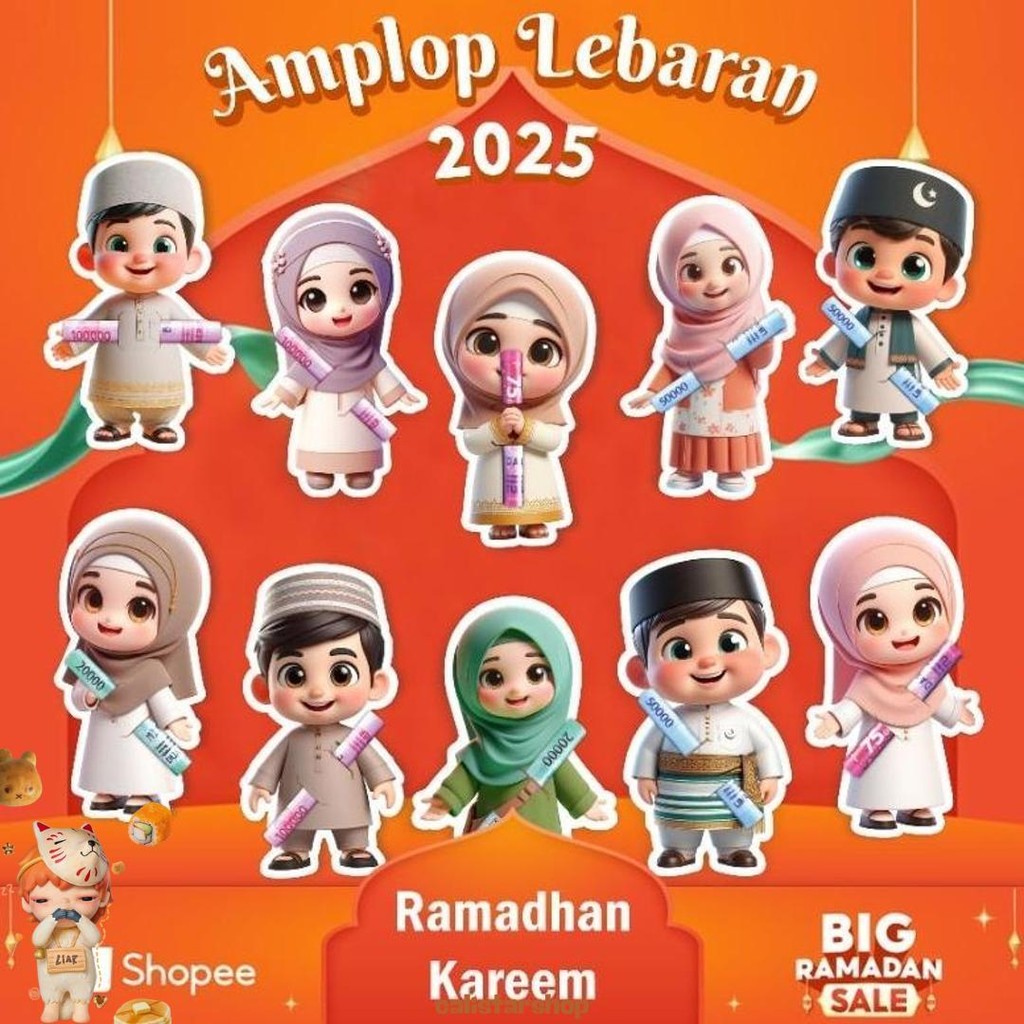 

Paket Hemat Murah Amplop Karakter Gemoy Amplop Thr Lebaran Grosir Amplop Peluk Angpao Idul Fitri Sale