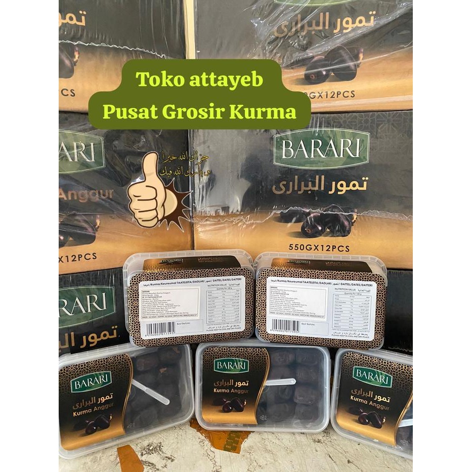 

Kurma Anggu Bam Barari 550gr 1 dus isi 12 Pcs Fresh Kurma Angur Bam Barari Kurma Lebih Lembut enak