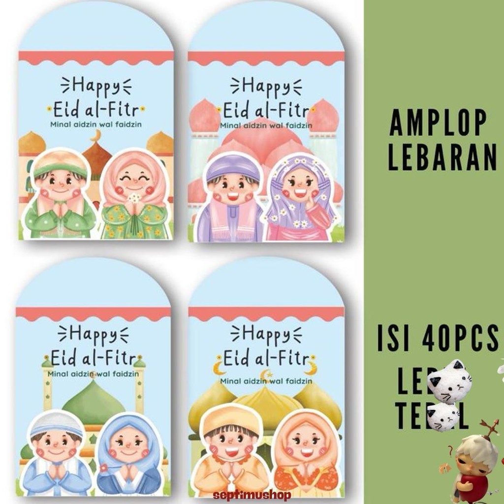 

Amplop Lebaran Isi 40 Pcs Angpao Lebaran Kilat