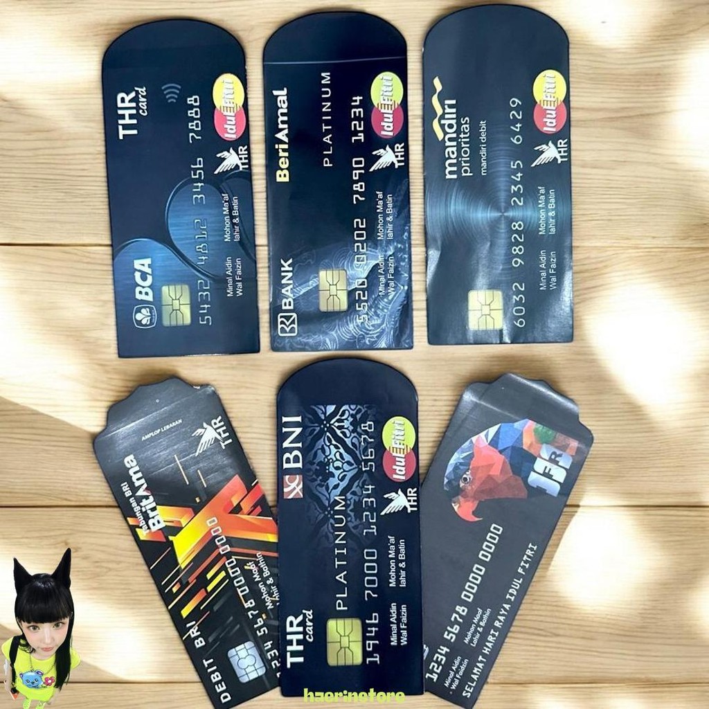 

(50 Lembar) Deos-Terbaru Amplop Angpau Lebaran Motif Atm Dan Uang Mainan Ukuran Panjang Isi 50 Pcs Diskon