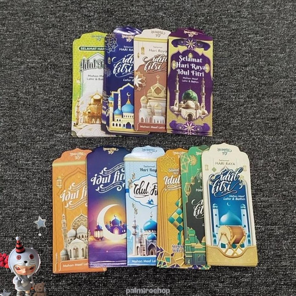 

[ 50Lembar ] Angpau Amplop Lebaran Idul Fitri Karakter Masjid Ukuran Panjang ( 7,5Cm X 16,5Cm ) Kilat