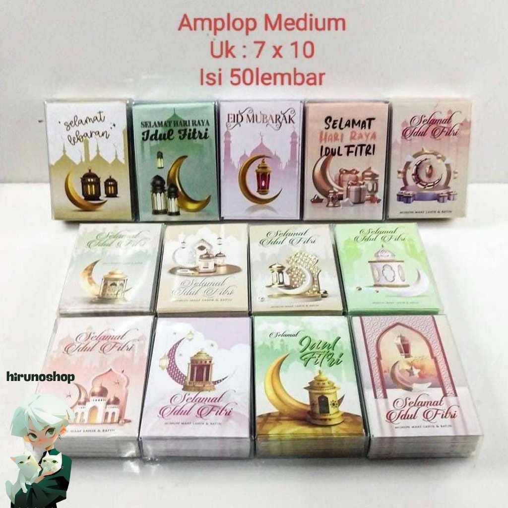 

Amplop Lebaran Hari Raya / Amplop Idul Fitri Mika Isi 50 Lembar Murah Diskon
