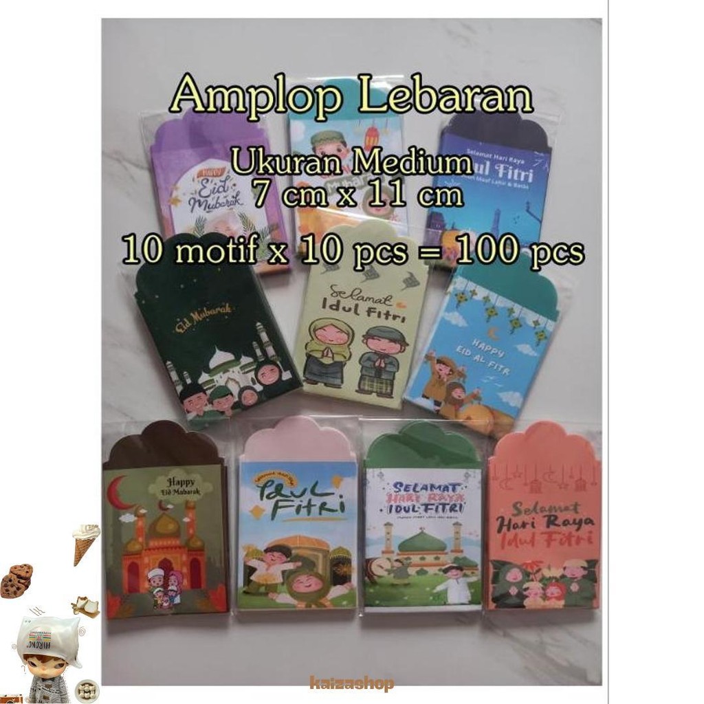 

Amplop Lebaran 2025 Medium 100 Pcs / 90 Pcs Diskon