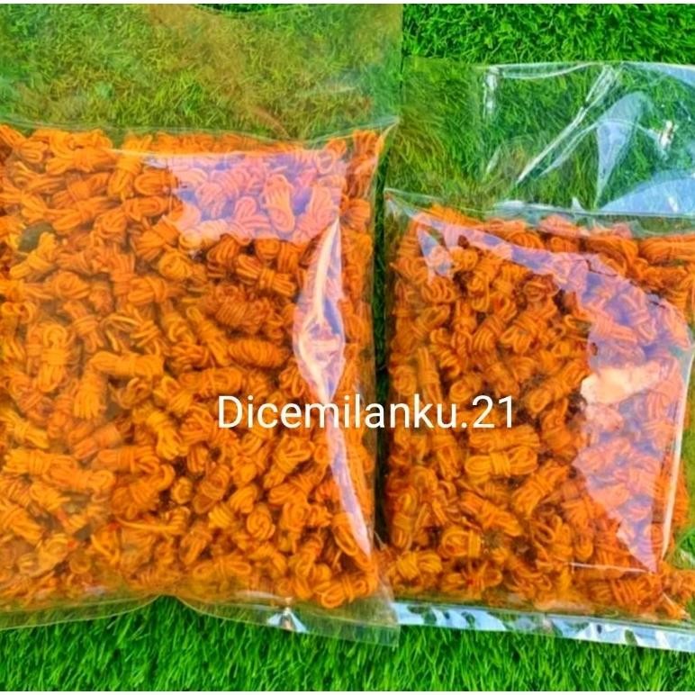 

Mie Gulung viral Mie Gulung kering keriuk pedas daun jeruk kemasan isi 1.kg