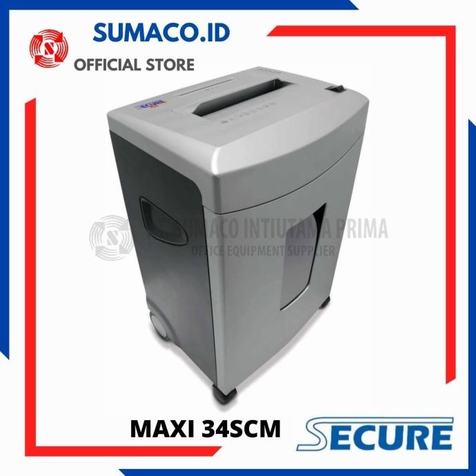 

TERMURAH - Penghancur Kertas / Paper Shredder Secure Maxi 34SCM (STRIP CUT)
