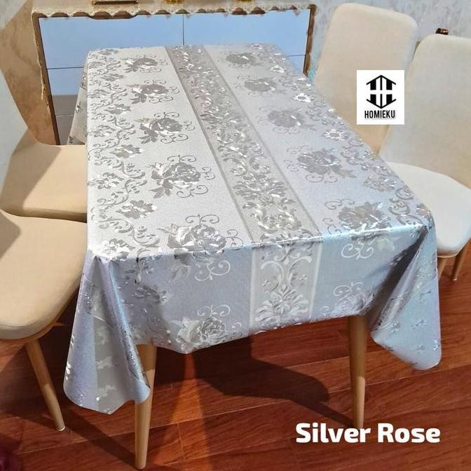 Taplak Meja Tamu Marble Marmer 1 2 3 4 5 Meter Taplak Minimalis Mewah Anti Air Waterproof Hitam