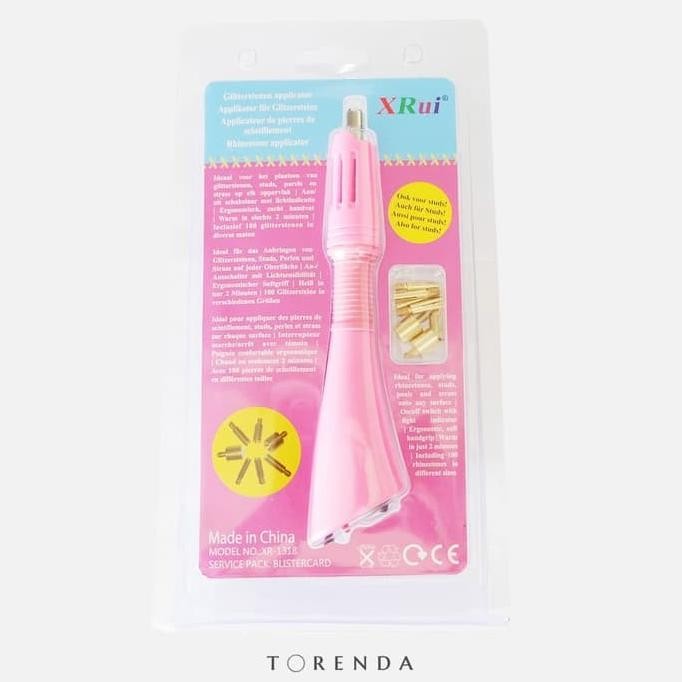 Torenda Solder/ Roboset Hotfix Applicator (Swarovski, Crystal, Stone) Original Dan Terpercaya