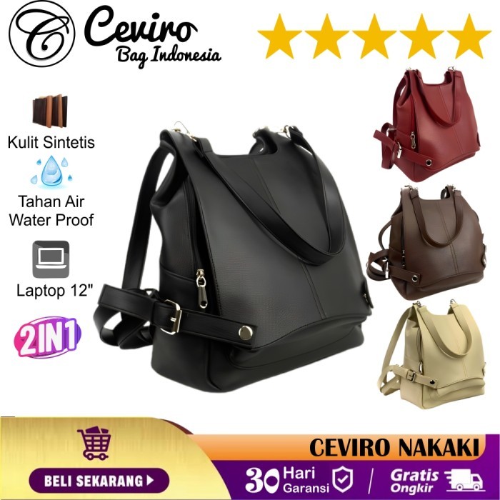 Ceviro Nakaki Backpack Black