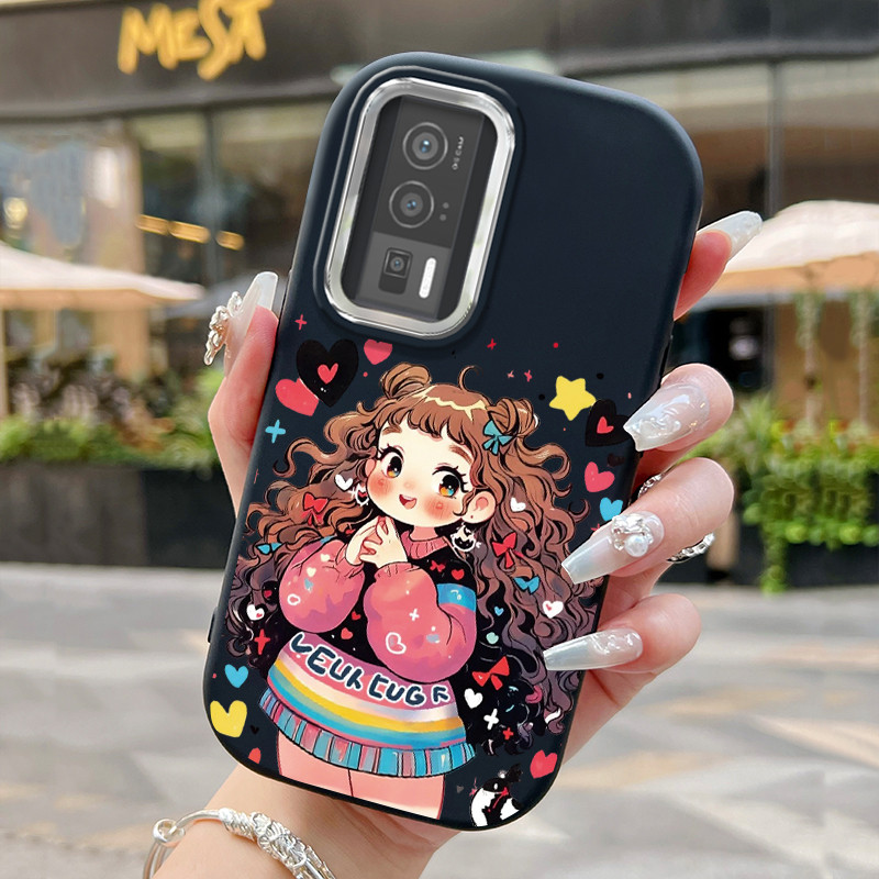 Casing Hp Untuk Xiaomi POCO F5 Pro 5G F3 F2 Pro POCO F5 POCO F4 POCO F6 5G Case Casing dopamin Girl 