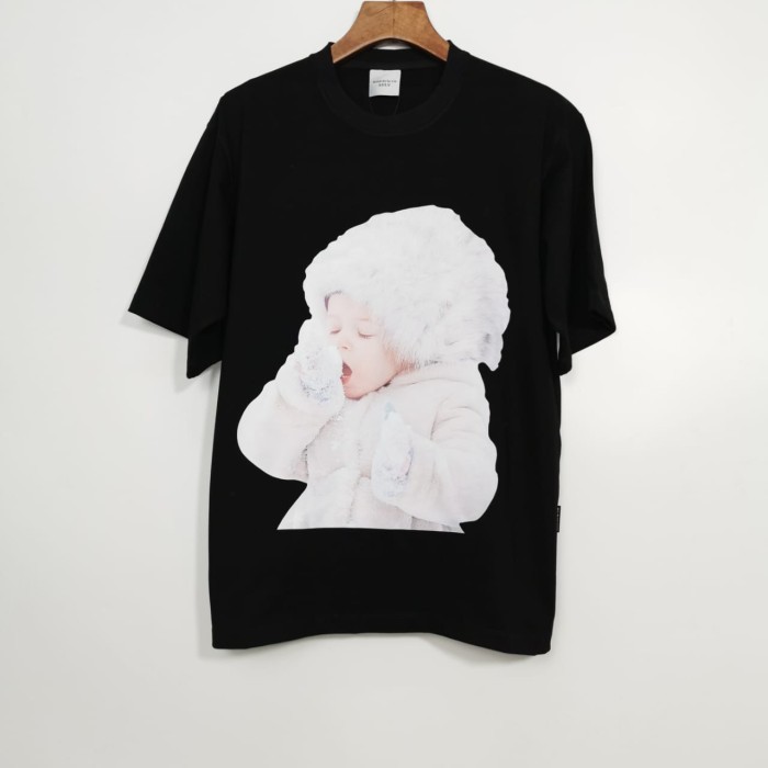 Adlv Baby Face Oversized Tshirt Baju Kaos Korea Unisex Pria Wanita