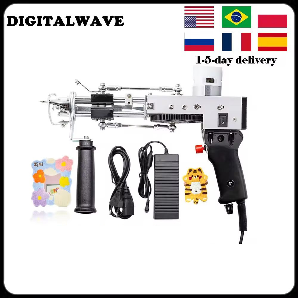 RAW Upgrade 2 In1 Tufting Gun Cut Pile And Loop Pile Electric Carpet Tufting Gun Hand Gun tufting gu