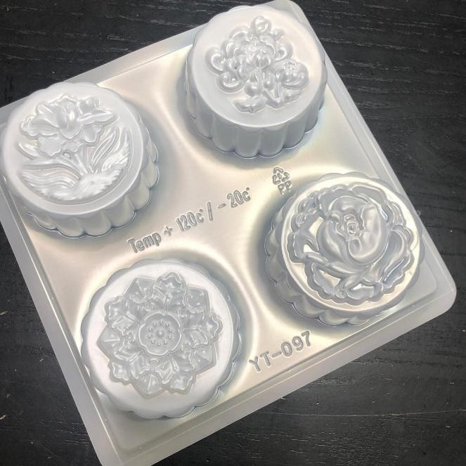 $+$+$+$+] Cetakan pudding Mooncake Round YT-097 / cetakan puding mooncake