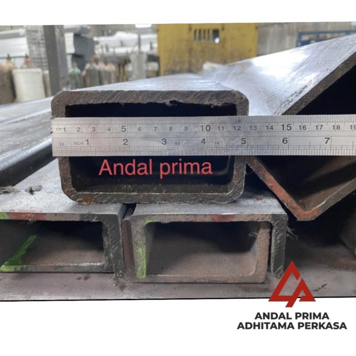 Hollow Besi 75 x 125 - Holo Besi Kotak