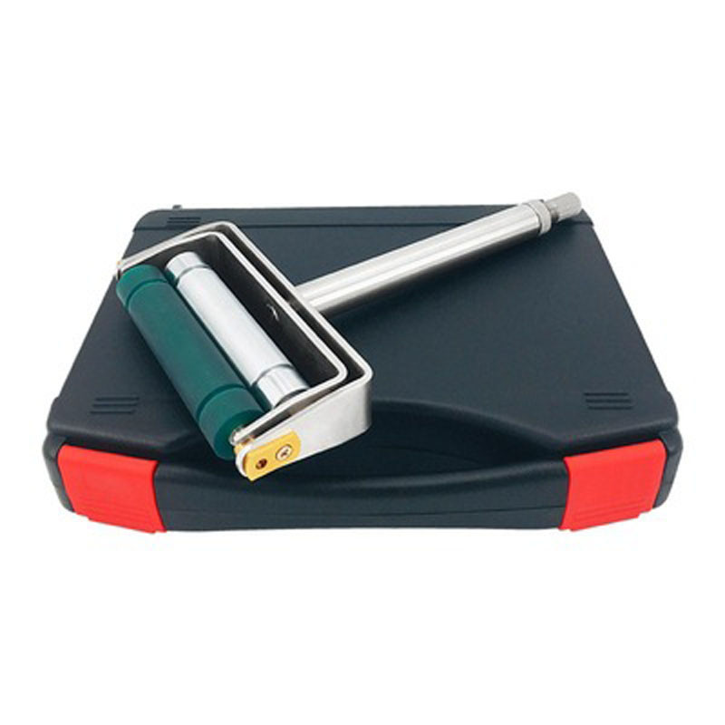 RAW NEW Manual Ink Printing Film Applicator Ink Proofer Manual Color Wheel Metal Anilox Roller Rubbe