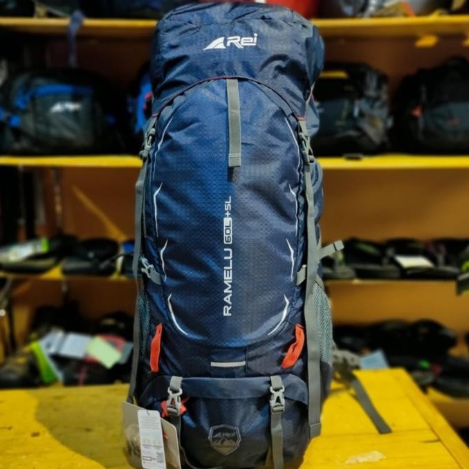 Tas Carrier Rei Ramelu 60+5L Tas Gunung Rei Ramelu 60L Original Terlaris