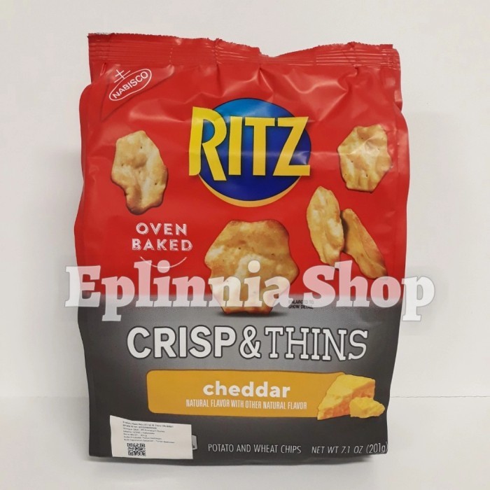 

Nabisco Ritz Crisp & Thins Cheddar Natural Flavor 201 gr - Krekers