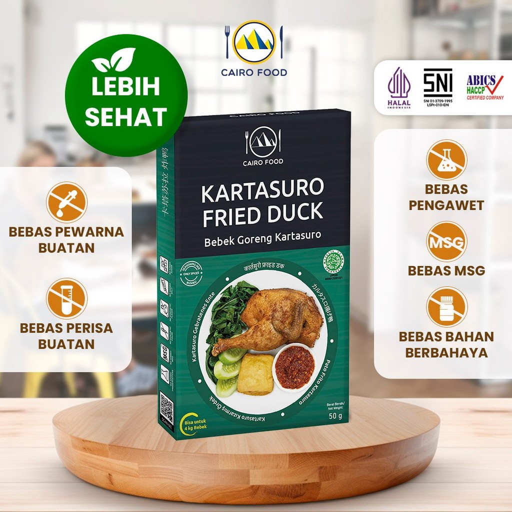 

Bumbu Bebek Goreng Kartasuro Spice Mix Sehat - Cairo Food