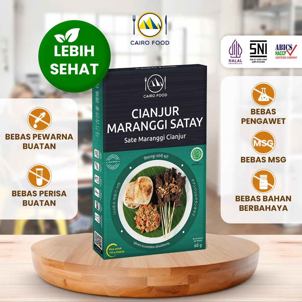 

Bumbu Sate Maranggi Cianjur Spice Mix Sehat - Cairo Food