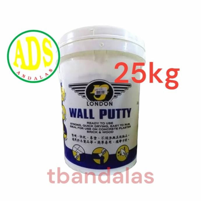 Dempul Plamir Tembok Rj Wall Putty 25 Kg Original Dan Terlaris