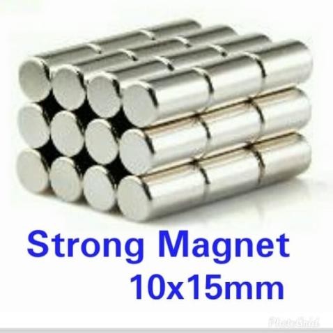 

.........] 10x15mm Strong Magnet Neodymium 10x15mm Silinder diameter 10 panjang 15 mm N52