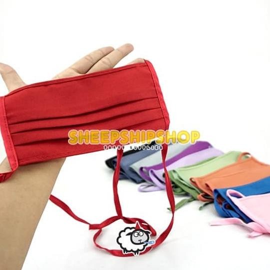 ~@~@~@~@] ECERAN MASKER KAIN HIJAB POLOS Tali Sambung Tali Putus / Masker Wajah