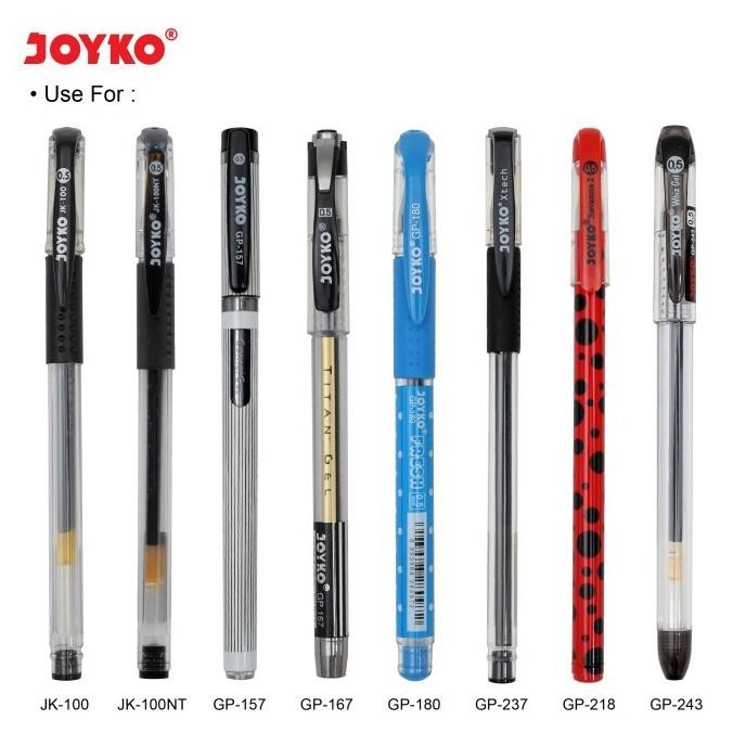 

JOYKO GEL PEN REFILL 0.5 ISI ULANG PEN JOYKO JK-100 GPR-263 [24PCS]