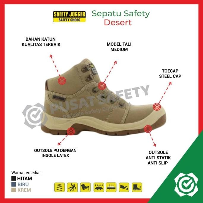 Sepatu Safety Jogger Desert Terlaris