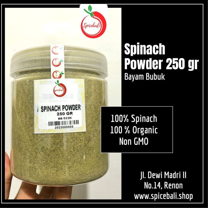 

Organic Spinach Flour / Spinach Powder / Bayam Bubuk / Tepung Bayam