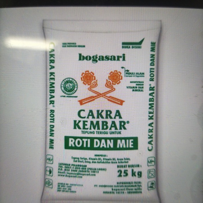 

tepung terigu cakra kembar 25 kg gojek