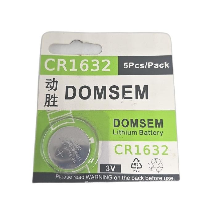 :::::::] Baterai Lithium CR1632 DOMSEM Lithium Battery