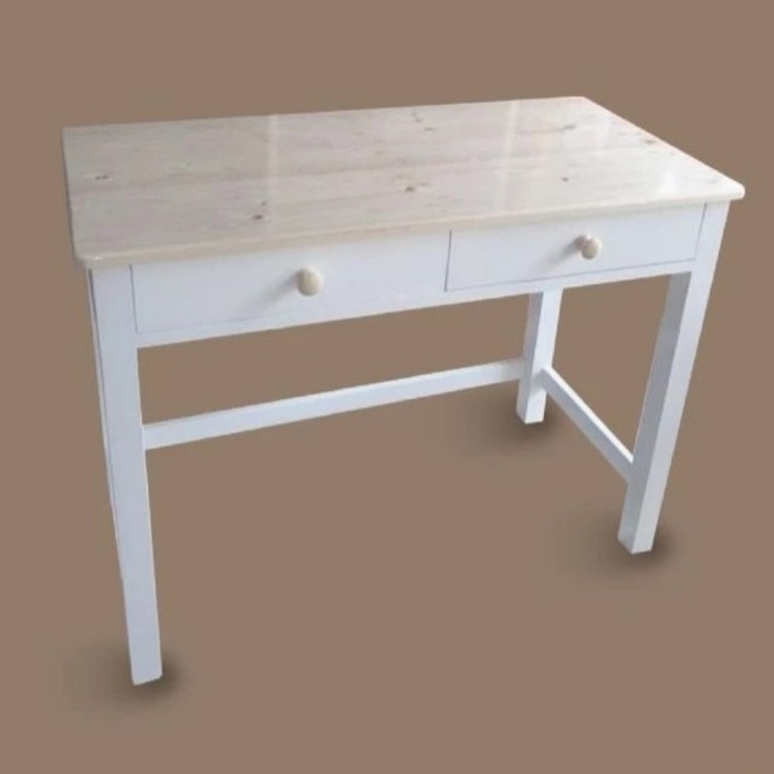 MEJA KERJA/MEJA BELAJAR KAYU JATI BELANDA UKURAN 120X50X75