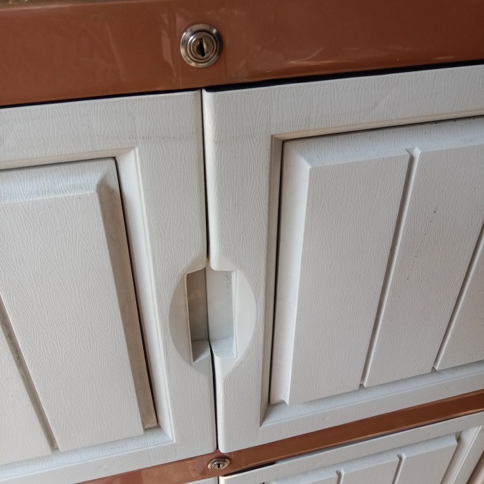 LEMARI PLASTIK 4 SUSUN KUNCI TEBAL JUMBO / LEMARI PLASTIK 4 SUSUN FULL KUNCI JUMBO / RAK PLASTIK