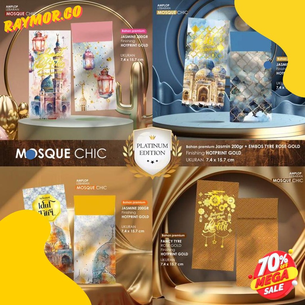 

Amplop Lebaran Platinum Edition (Isi 40 Pcs) | Bahan Premium Jasmine | Isi 4 Desain Sesuai Tema Terlaris! Produk Ini Banyak Dicari