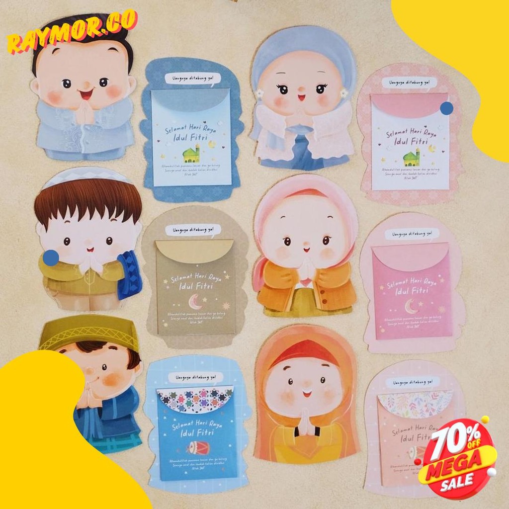 

Amplop Lebaran Lucu Unik Angpao Idul Fitri Best Seller Terlaris Flash Sale! Diskon Hingga 70%