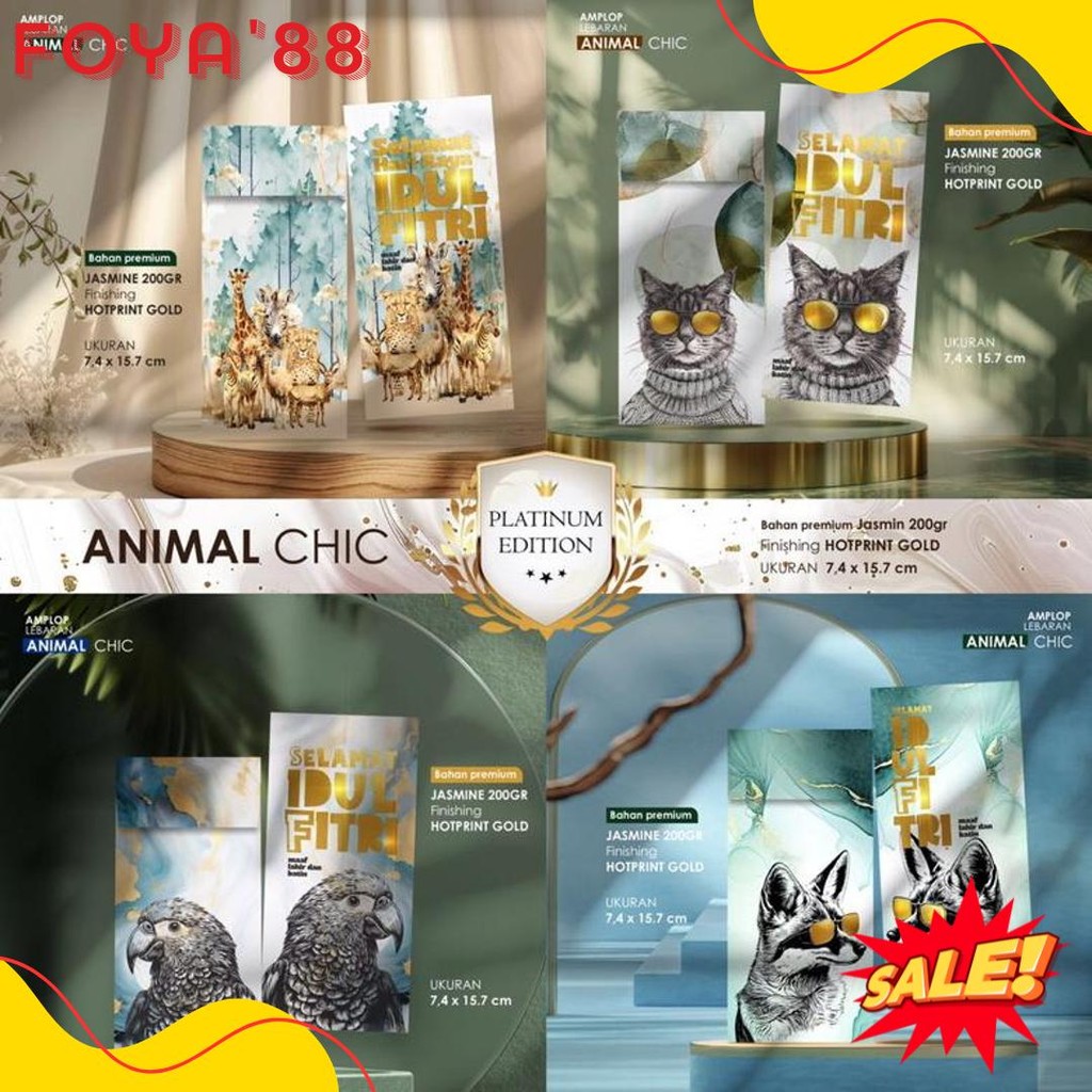 

Amplop Lebaran Platinum Edition (Isi 40 Pcs) | Bahan Premium Jasmine | Isi 4 Desain Sesuai Tema Diskon