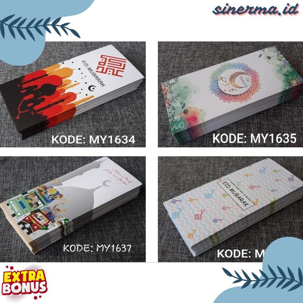 

Amplop Lebaran - Angpao Lebaran Exclusive Code My1622 Terlaris! Produk Ini Banyak Dicari
